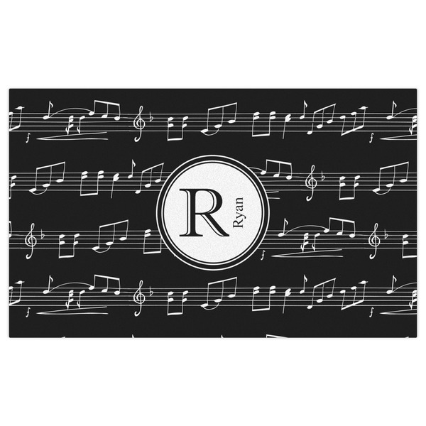 Musical Notes Indoor / Outdoor Rug - 3'x5' - Front Flat