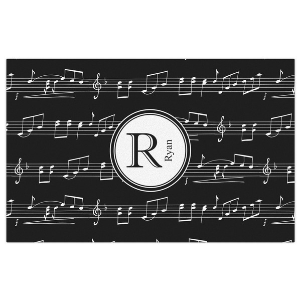 Musical Notes Indoor / Outdoor Rug - 5'x8' - Front Flat