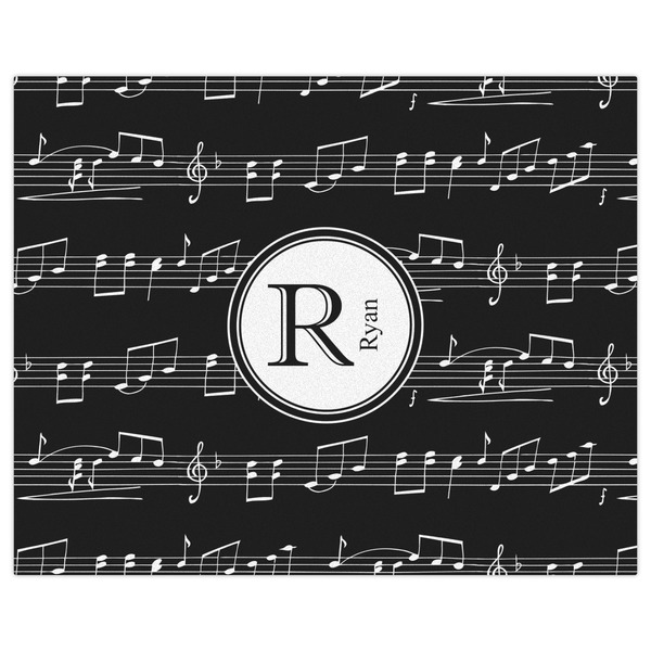 Musical Notes Indoor / Outdoor Rug - 8'x10' - Front Flat