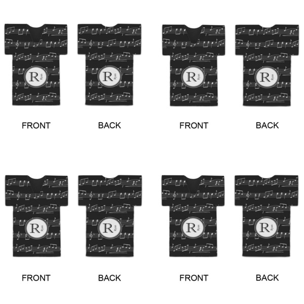 Musical Notes Jersey Bottle Cooler - Set of 4 - APPROVAL
