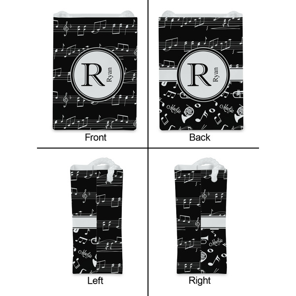 Musical Notes Jewelry Gift Bag - Gloss - Approval