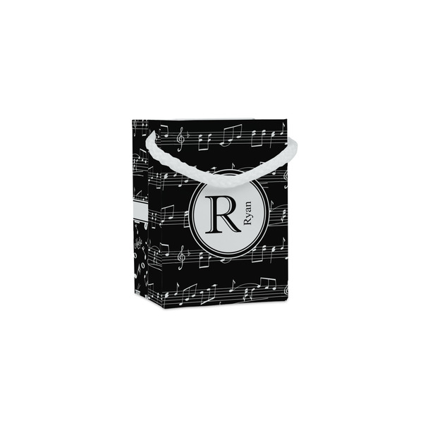Custom Musical Notes Jewelry Gift Bags - Gloss (Personalized)