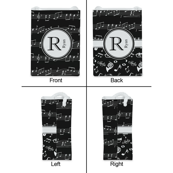 Musical Notes Jewelry Gift Bag - Matte - Approval