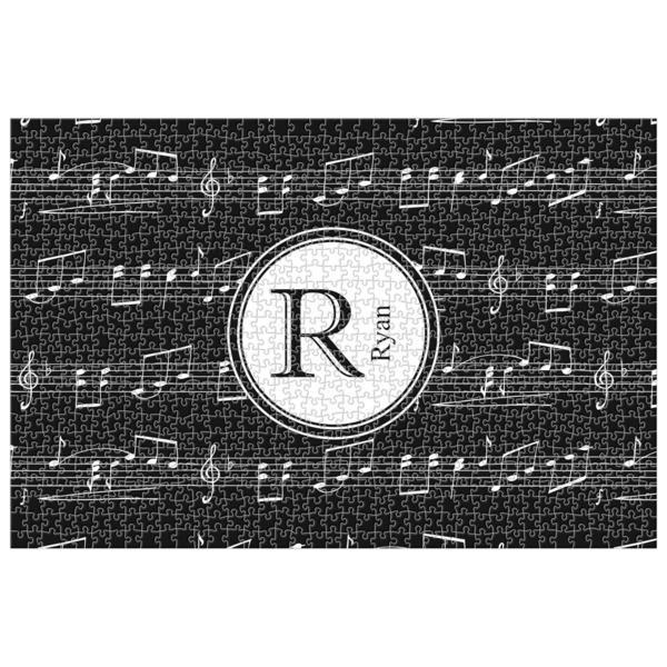 Custom Musical Notes Jigsaw Puzzle - 1000-piece (Personalized)