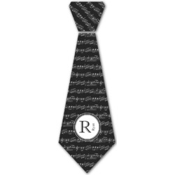 Musical Notes Iron On Tie - 4 Sizes w/ Name and Initial