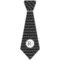 Musical Notes Iron On Tie - 4 Sizes w/ Name and Initial