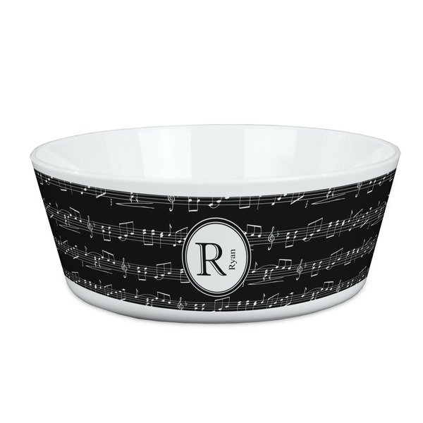 Custom Musical Notes Kid's Bowl (Personalized)