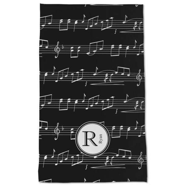 Musical Notes Kitchen Towel - Poly Cotton - Full Front