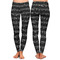 Musical Notes Ladies Leggings - Front and Back