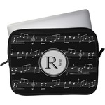 Musical Notes Laptop Sleeve / Case (Personalized)