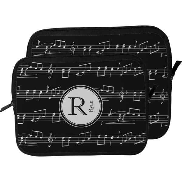 Musical Notes Laptop Sleeve (Size Comparison)