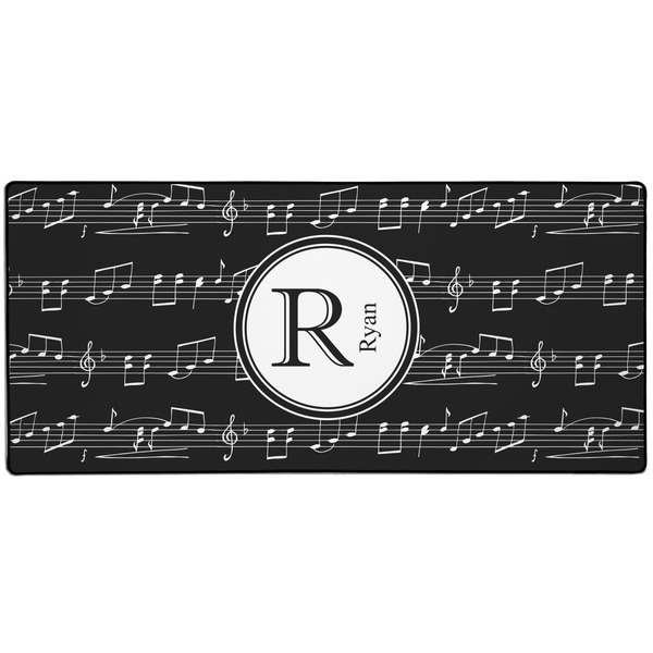 Custom Musical Notes 3XL Gaming Mouse Pad - 35" x 16" (Personalized)