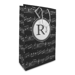 Musical Notes Large Gift Bag (Personalized)