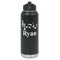 Musical Notes Laser Engraved Water Bottles - Front View