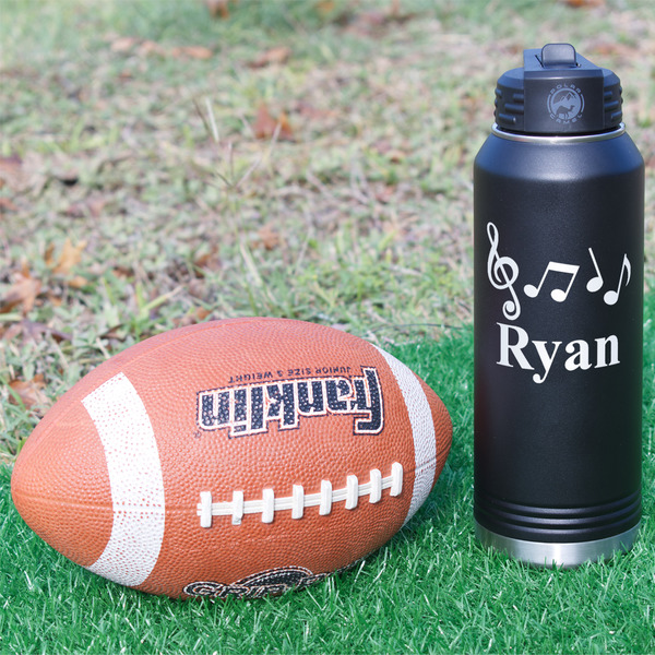 Musical Notes Laser Engraved Water Bottles - In Context