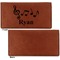 Musical Notes Leather Checkbook Holder Front and Back Single Sided - Apvl