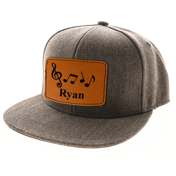 Musical Notes Leatherette Patches - LIFESTYLE (HAT) Rectangle