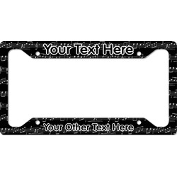 Musical Notes License Plate Frame (Personalized)