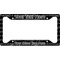 Musical Notes License Plate Frame - Style A