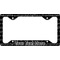 Musical Notes License Plate Frame - Style C