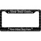 Musical Notes License Plate Frame Wide