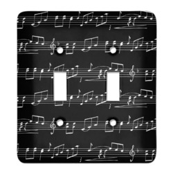 Musical Notes Light Switch Cover (2 Toggle Plate)