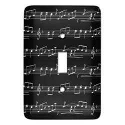 Musical Notes Light Switch Cover (Single Toggle) (Personalized)