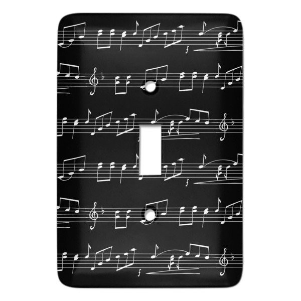Custom Musical Notes Light Switch Cover