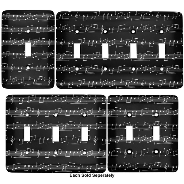 Musical Notes Light Switch Covers all sizes