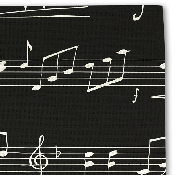 Musical Notes Linen Placemat - DETAIL