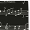 Musical Notes Linen Placemat - DETAIL