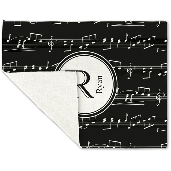 Musical Notes Linen Placemat - Folded Corner (single side)
