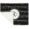 Musical Notes Linen Placemat - Folded Corner (single side)