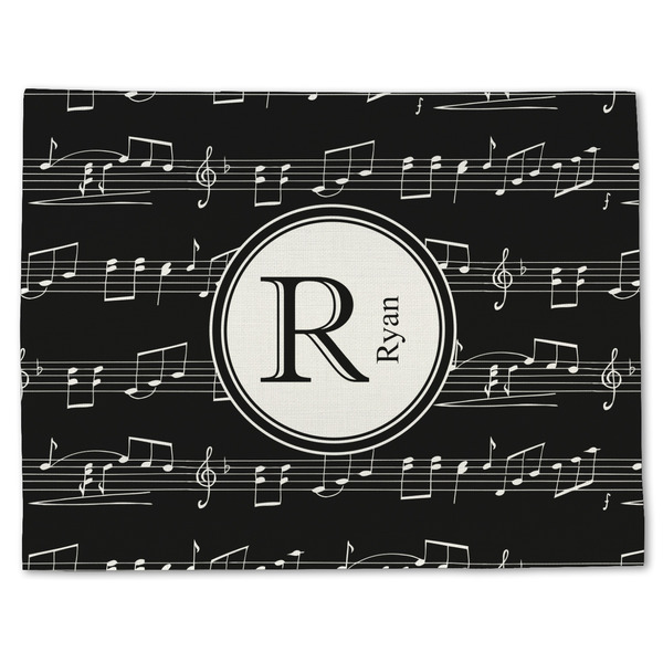 Musical Notes Linen Placemat - Front