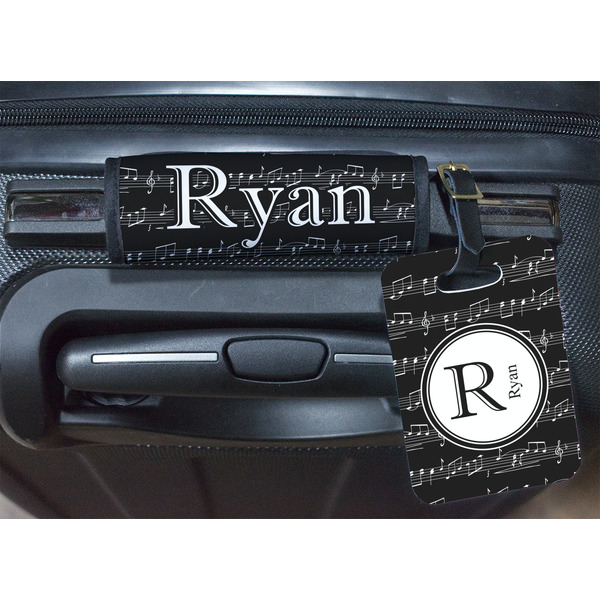 Musical Notes Luggage Wrap & Tag