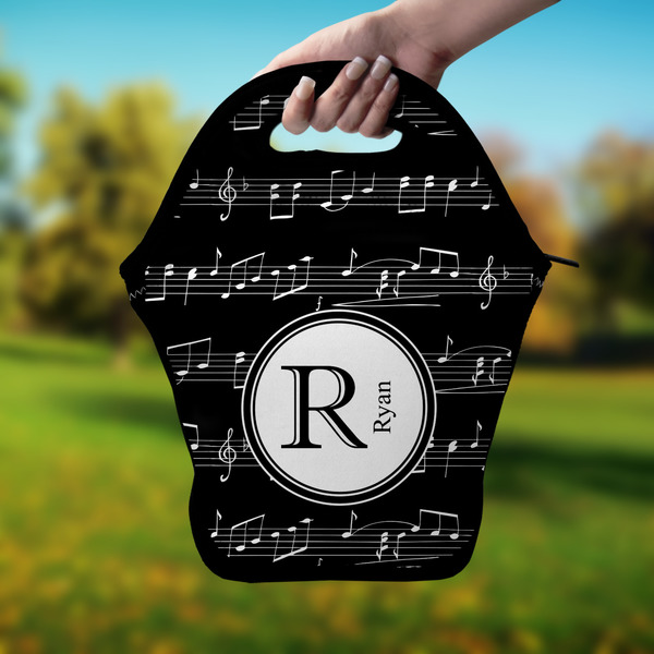 Musical Notes Lunch Bag - Hand