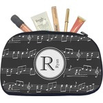 Musical Notes Makeup / Cosmetic Bag - Medium (Personalized)