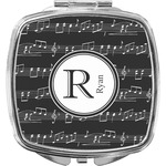 Musical Notes Compact Makeup Mirror (Personalized)
