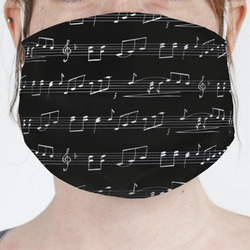 Musical Notes Face Mask Cover (Personalized)