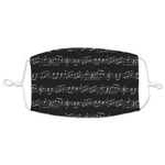 Musical Notes Adult Cloth Face Mask - XLarge