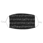 Musical Notes Adult Cloth Face Mask - Standard