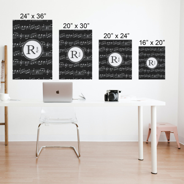 Musical Notes Matte Poster - Sizes