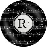 Musical Notes Melamine Plate (Personalized)