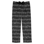 Musical Notes Mens Pajama Pants - M