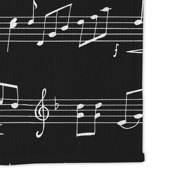 Musical Notes Microfiber Dish Rag - DETAIL