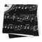 Musical Notes Microfiber Dish Rag - FOLDED (square)
