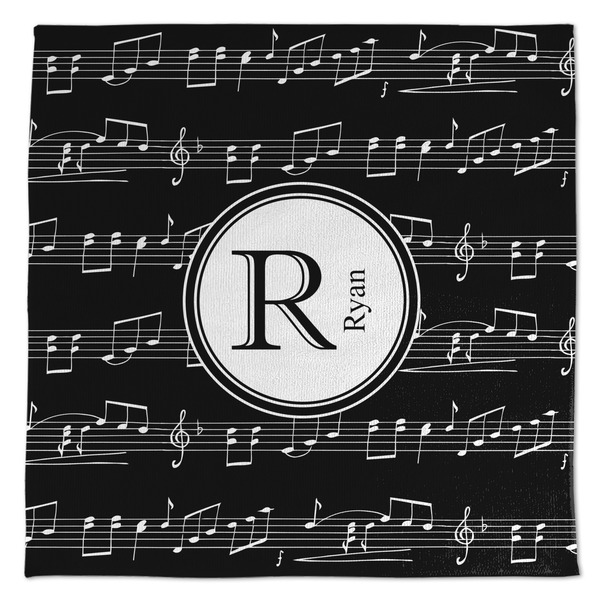 Custom Musical Notes Microfiber Dish Towel (Personalized)