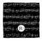 Musical Notes Microfiber Dish Rag - Front/Approval