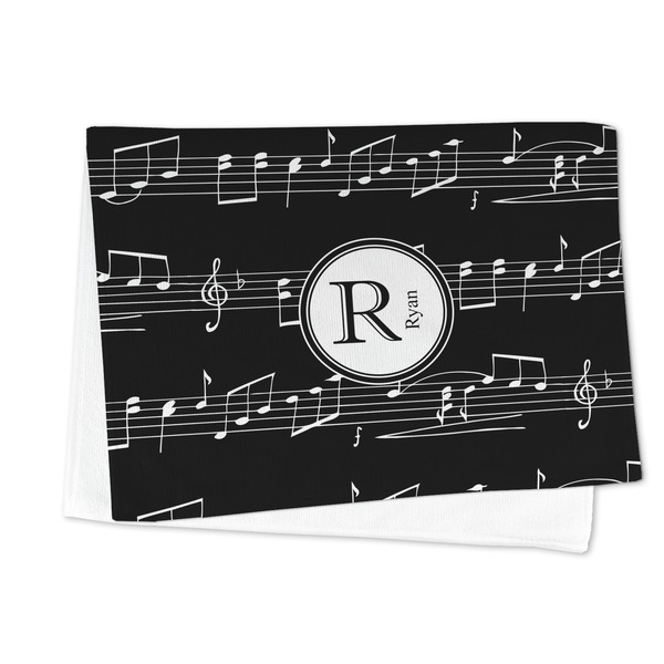 Musical Notes Microfiber Dish Towel - FOLDED HALF