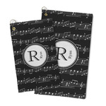 Musical Notes Microfiber Golf Towel (Personalized)